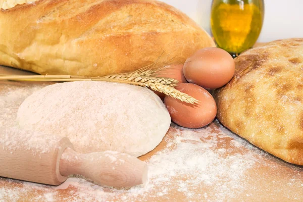 Maken van brood — Stockfoto