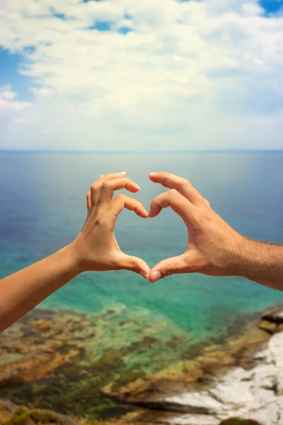 L'amore e il mare — Foto Stock