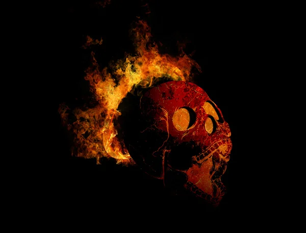 Burning head / i m on fire !