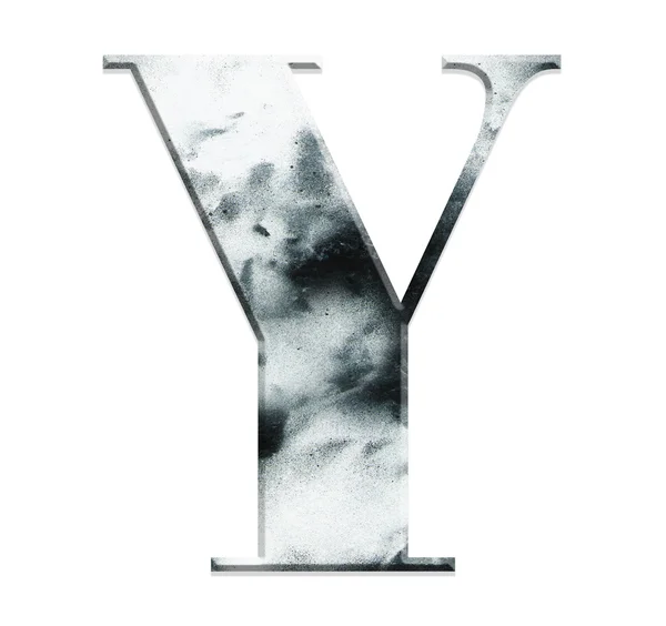 Y with texture — Stock Photo, Image