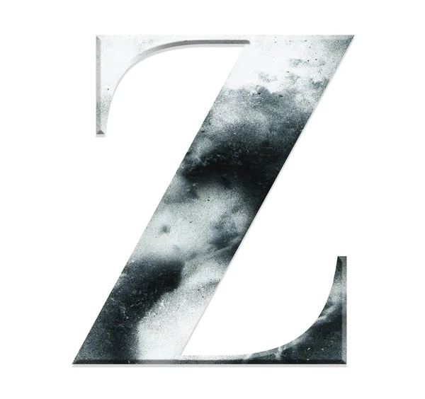 Z avec texture Photo De Stock