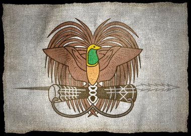 Papua Yeni Gine kollar, ulusal bayrak