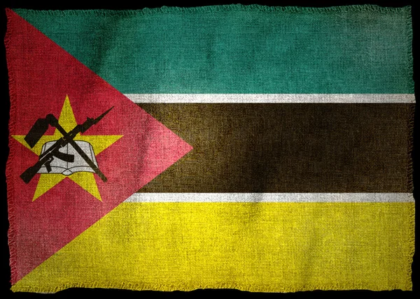 Bandera Nacional de Mozambique — Foto de Stock