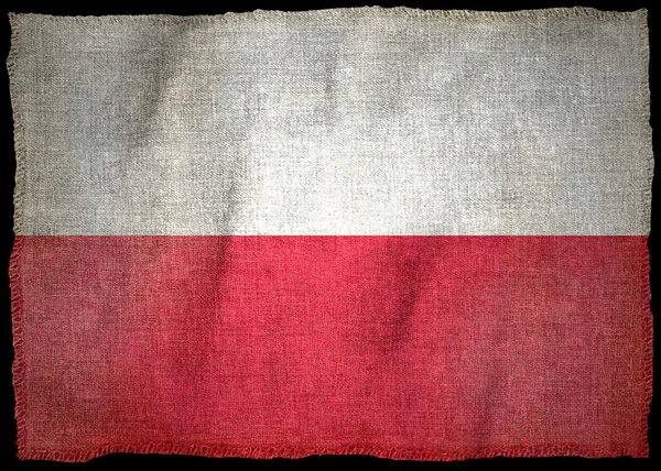 Polen flagga — Stockfoto