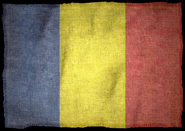 Národní vlajka Rumunsko — Stock fotografie