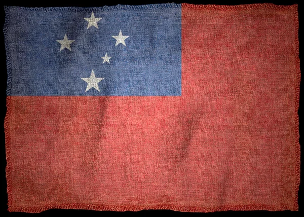 Nationale vlag van Samoa — Stockfoto