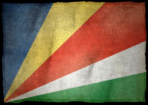 Seychellernas flagga — Stockfoto