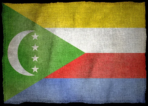 THE COMOROS Bandera nacional —  Fotos de Stock