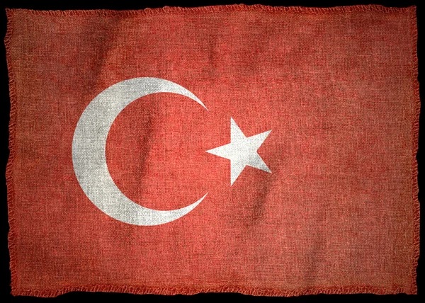 Nationalflagge der Türkei — Stockfoto