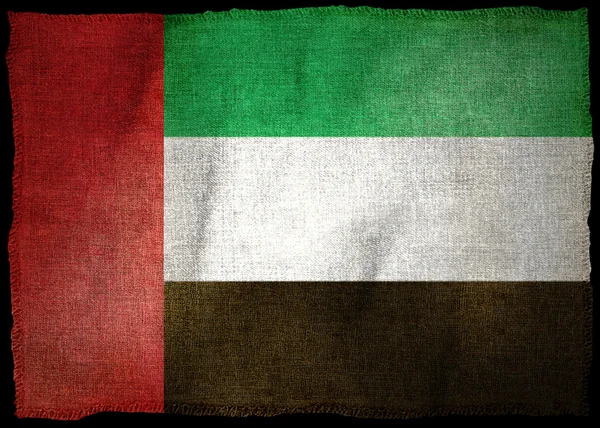 Bandeira Nacional dos Emirados Árabes Unidos — Fotografia de Stock