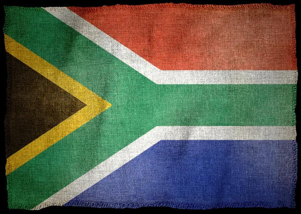 Nationale vlag van Zuid-Afrika — Stockfoto