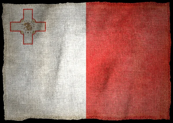 Nationale vlag van Malta — Stockfoto