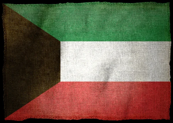 Nationale vlag van Koeweit — Stockfoto