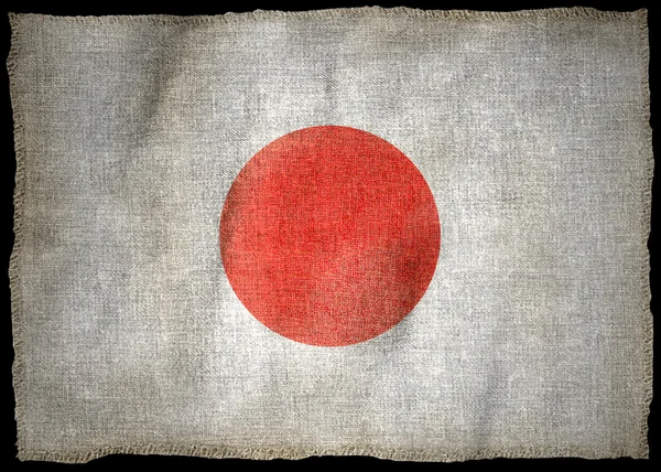 Japans nationella flagga — Stockfoto