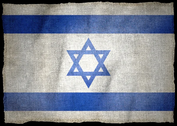 Государственный флаг Израиля — стоковое фото