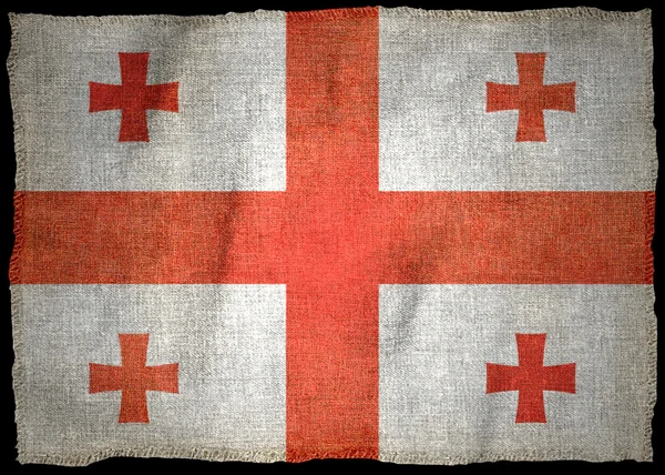 Vlag van Georgia — Stockfoto