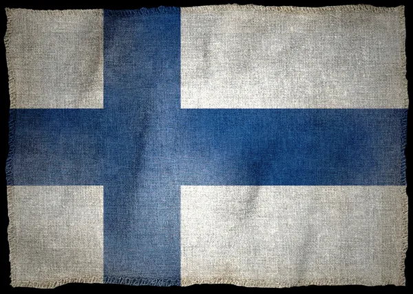 Finnlands Nationalflagge — Stockfoto