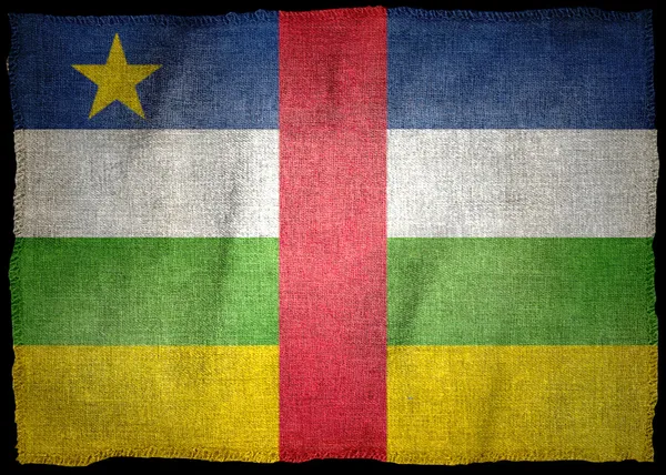 CENTRAL AFRICAN REPUBLIC NATIONAL FLAG — Stock Photo, Image