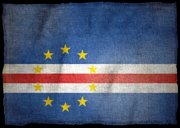 CAPE VERDE NATIONAL FLAG — Stock Photo, Image