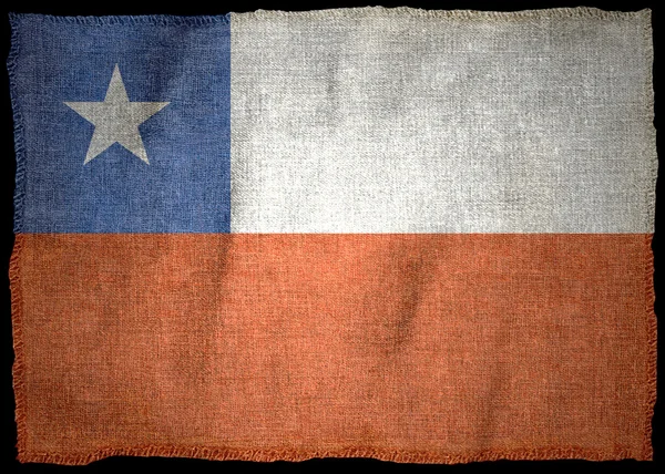 Bandiera nazionale del Cile Immagine Stock