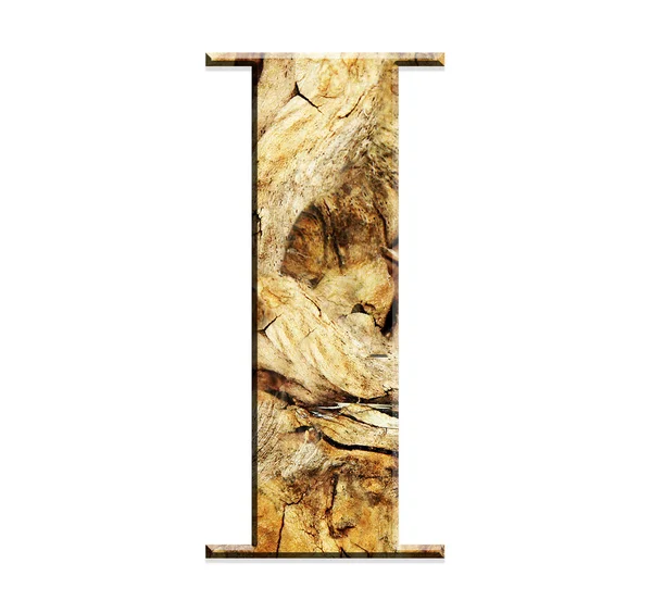 LETTERA IN LEGNO — Foto Stock