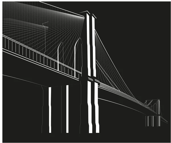 Puente de Brucklin — Archivo Imágenes Vectoriales