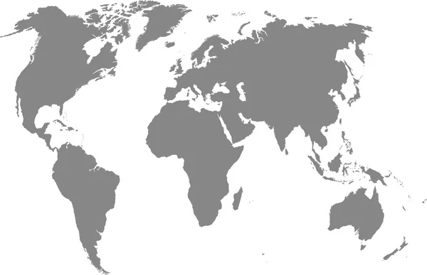 Mapa do mundo — Vetor de Stock