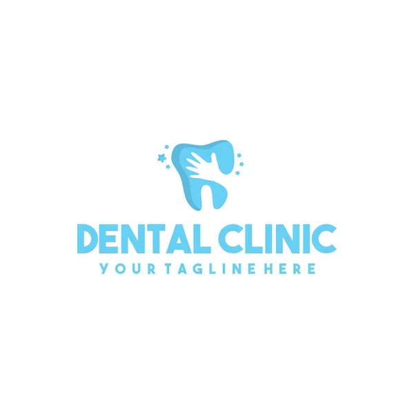 Diseño Profesional Del Logotipo Clínica Dental — Archivo Imágenes Vectoriales