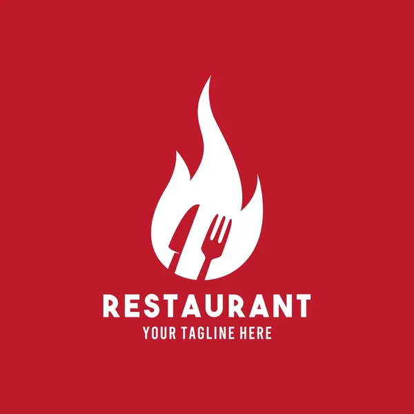餐厅平面设计符号标识图解矢量图形模板 — 图库矢量图片