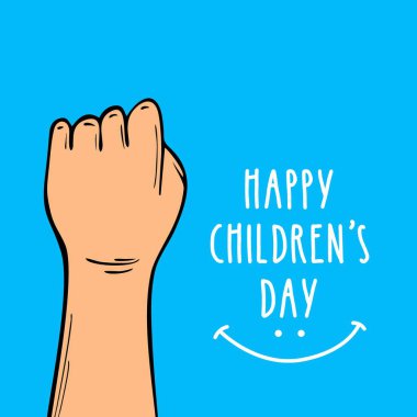 Mutlu çocuk gündüz tasarım vektör şablonu arka planı