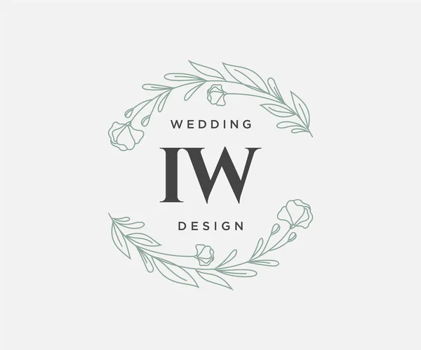 Vector Illustration Wedding Monogram Logo Collection. Royalty Free