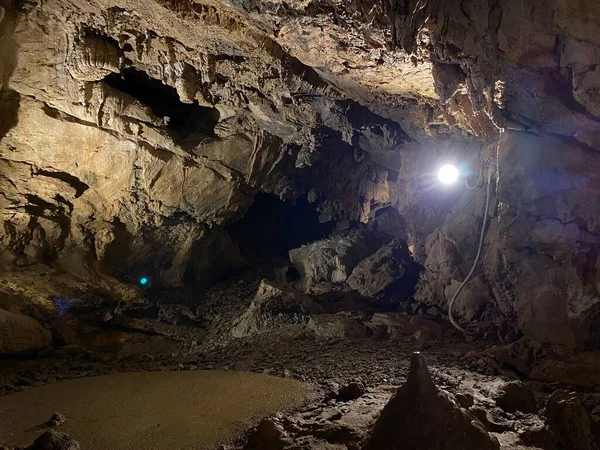 Touristische Höhle Vrelo Der Region Gorski Kotar Fuzine Kroatien Oder — Stockfoto