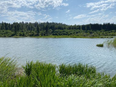 Licanka, Fuzine - Gorski kotar, Hırvatistan (Umjetno akumulacijsko jezero Bajer na rijeci Licanki ili Bajersko jezero, Fuzine - Gorski kotar, Hrvatska)