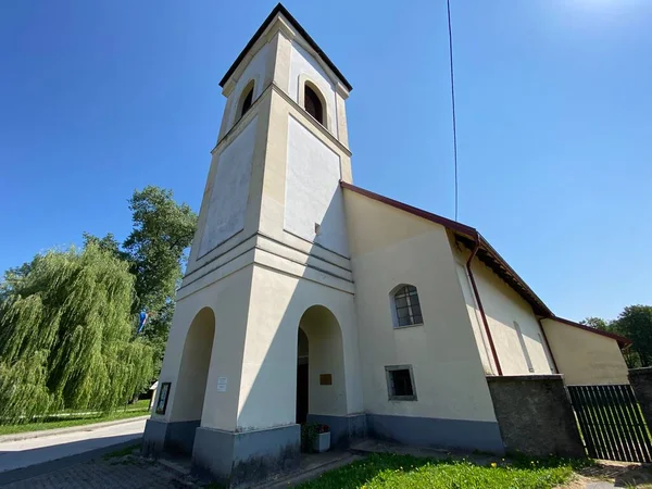 Церква Святої Марії Магдалени Xvii Століття Brod Kupi Gorski Kotar — стокове фото