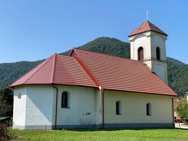 Церковь Святой Марии Магдалины Xvii Века Брод Фали Горски Хорватия — стоковое фото