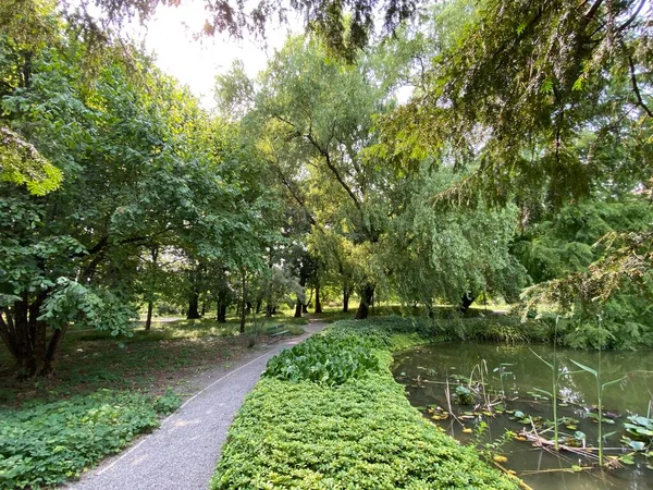 Zagreb Botanical Garden Botanical Garden Faculty Science Zagreb Croatia Botanicki — Stockfoto