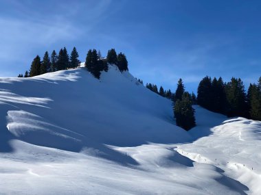 Schwaegalp dağ geçidi, Apenzell Ausserrhoden Kantonu, İsviçre (Schweiz)