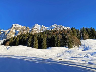 İsviçre Alpleri, Schwaegalp dağ geçidi - İsviçre 'deki Appenzell Ausserrhoden Kantonu (Schweiz)