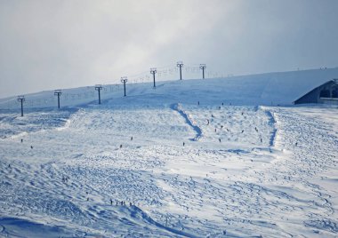 Kayak merkezi Chserrugg - Unterwasser veya Skigebiet Chserugg (veya Skigebiet Chaeserugg) in der Region Obertoggenburg - Kanton of St. Gallen, İsviçre (Schweiz)