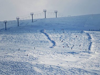 Kayak merkezi Chserrugg - Unterwasser veya Skigebiet Chserugg (veya Skigebiet Chaeserugg) in der Region Obertoggenburg - Kanton of St. Gallen, İsviçre (Schweiz)