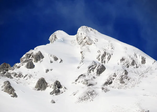 Couverture Blanche Sur Sommet Alpin Wildhuser Schofberg Wildhuser Schafberg 2373 — Photo