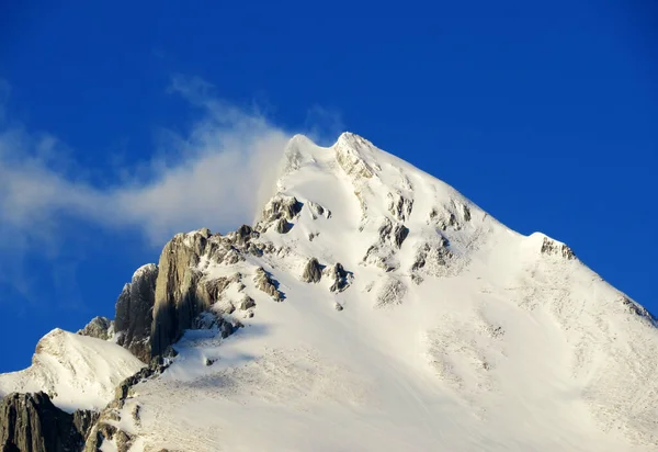 位于Alpstein山脉的Wildhuser Schofberg高山峰 或Wildhuser Schafberg 2373米 和瑞士圣加仑州Unterwasser的Annzell Alps地块 Schweiz 的白色毛毯 — 图库照片