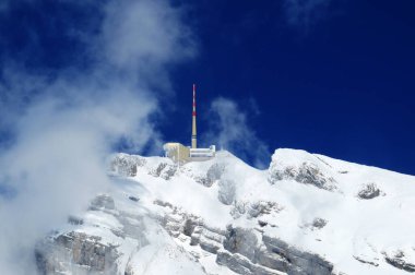 Alpstein dağ sırası ve Appenzell Alpleri kitlesi, Unterwasser - Saint Gallen Kantonu, İsviçre / Schweiz