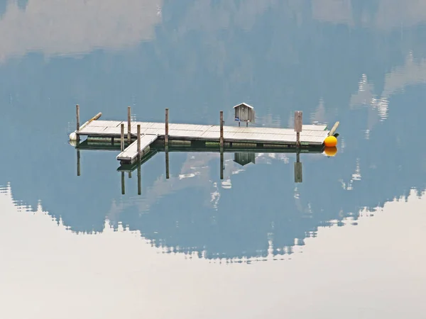 Giornata Nuvolosa Nel Tardo Inverno Sul Lago Waegitalersee Wagitalersee Nella — Foto Stock