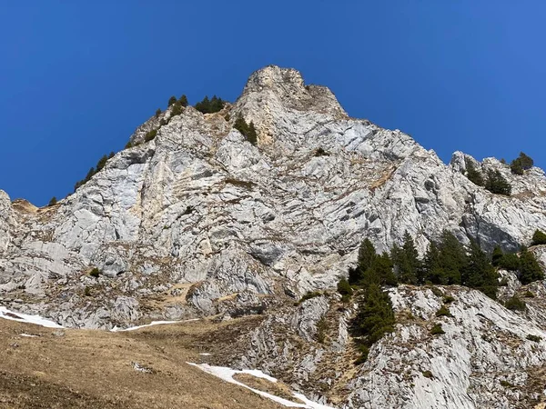Pico Rocoso Dejenstogg Dejenstock 2022 Cordillera Los Alpes Glarus Sobre —  Fotos de Stock