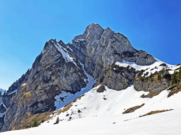 Pico Rocoso Mattlistock Maettlistock 1911 Cordillera Los Alpes Glarus Sobre — Foto de Stock