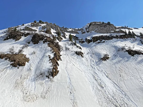 Pico Rocoso Mattlistock Maettlistock 1911 Cordillera Los Alpes Glarus Sobre —  Fotos de Stock