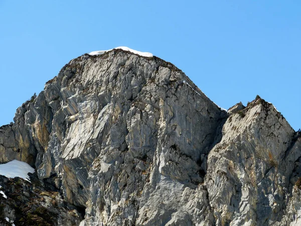 Pico Rocoso Mattlistock Maettlistock 1911 Cordillera Los Alpes Glarus Sobre —  Fotos de Stock