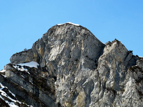 Βραχώδης Κορυφή Mattlistock Maettlistock 1911 Στην Οροσειρά Glarus Alps Πάνω — Φωτογραφία Αρχείου