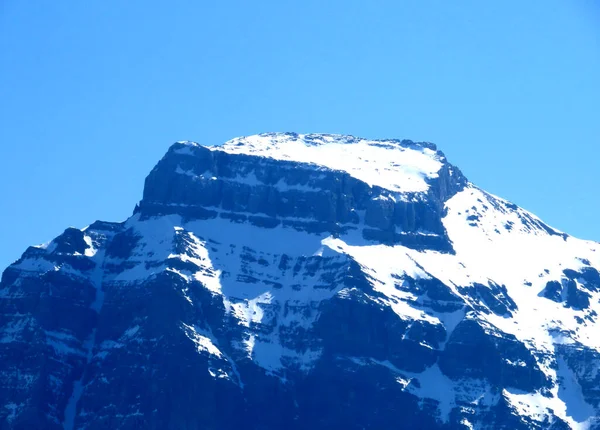 Rocky Peak Vrenelisgartli Glarnisch Vrenelisgaertli Glaernisc Glarus Alps Mountain Range — Stock Photo, Image
